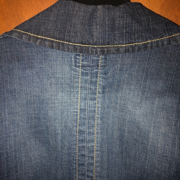 Anthropologie Denim Jacket by Louie great condition size 6 - Picture 14 of 16
